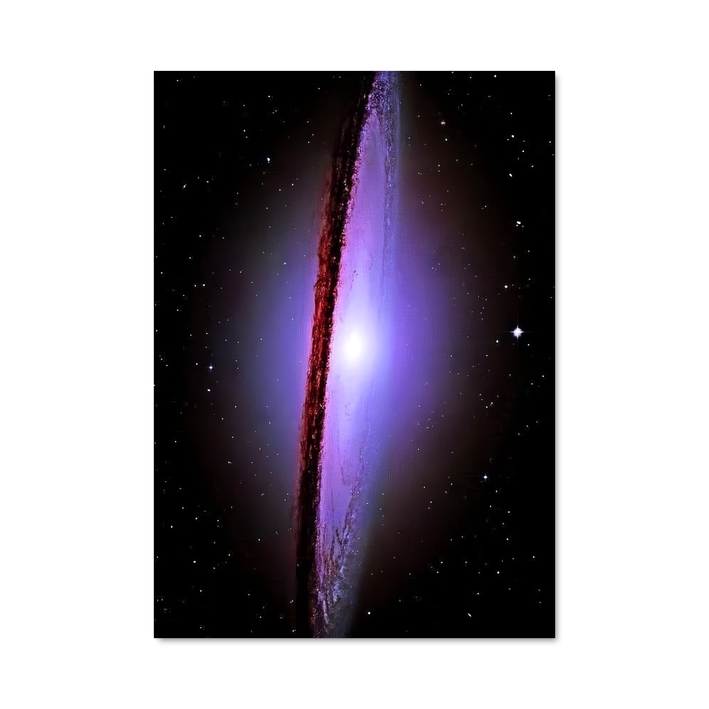 Poster magnifique galaxie Sombrero